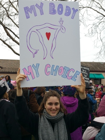 Women's march Santa Cruz, California 2017